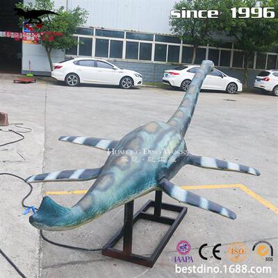 仿真恐龙模型机械电动蛇颈龙侏罗主题公园艺术展品展览摆件彩车