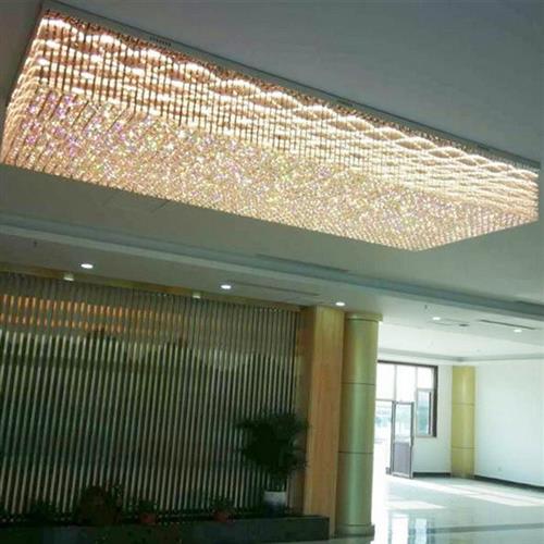 酒店非标工程灯水晶灯定制宴会珠宝别墅ktv客厅大厅吸顶灯超亮
