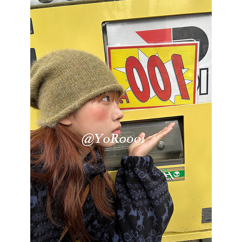 YoRoooi 韩系美拉德氛围感秋冬基础百搭冷帽堆堆帽保暖针织帽冷帽,服饰配件/皮带/帽子/围巾,帽子,淘宝优惠券,粉丝福利购,淘宝优惠卷