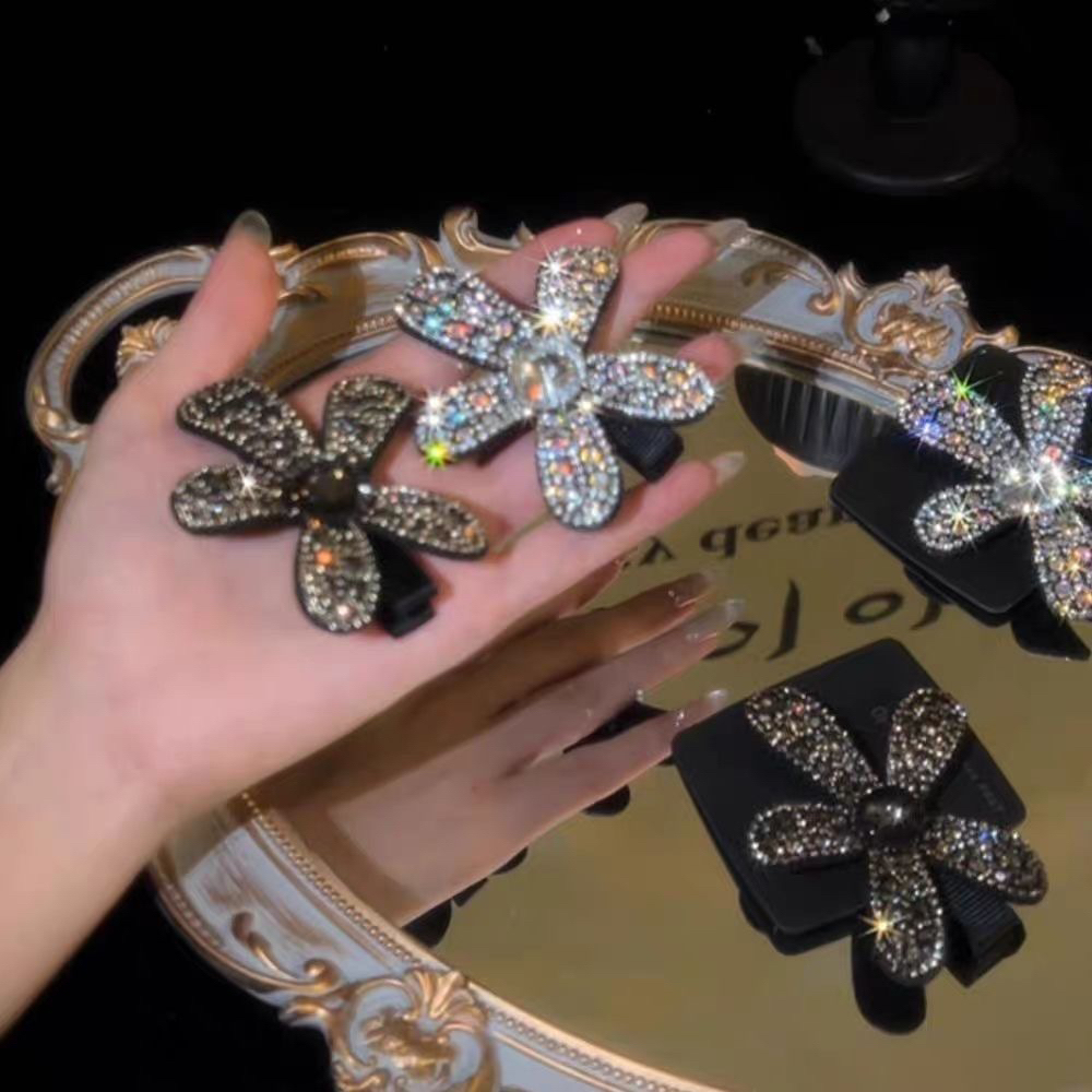 韩版高级轻奢闪亮满钻发夹