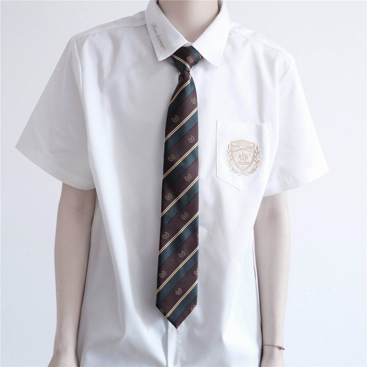 颜沐溪圣域男款原创dk制服短袖