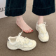 百搭休闲小白女鞋 新款 子0205z 女款 2026夏季 薄款 透气德训鞋
