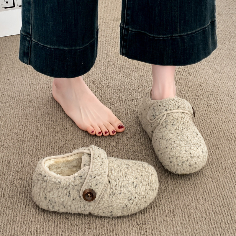 厚底加绒保暖勃肯鞋玛丽珍毛毛鞋女2025新款冬季雪地靴棉鞋豆豆鞋,女鞋,时尚雪地靴,淘宝优惠券,粉丝福利购,淘宝优惠卷