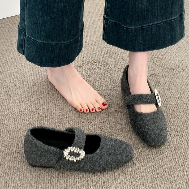 巨好看内增高加绒灰色勃肯鞋玛丽珍女鞋2025新款冬毛毛鞋棉鞋单鞋,女鞋,玛丽珍鞋,淘宝优惠券,粉丝福利购,淘宝优惠卷