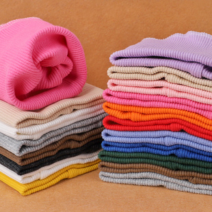 全棉螺纹袖口布料领口加厚无缝针织卫衣羽绒服弹力衣服裤脚口辅料