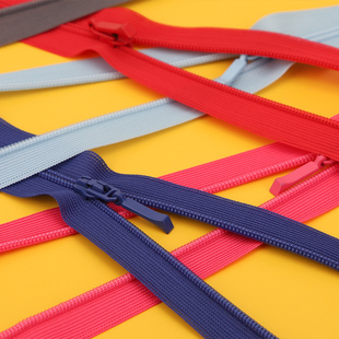 3号尼龙拉链60厘米穿心开尾开衫薄款拉链儿童拉链拉锁自动拉链