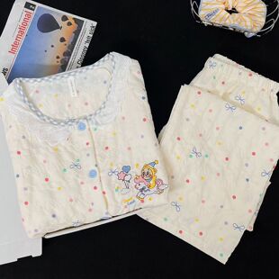 8831 百搭显瘦睡衣女宽松显瘦家居服套装 主播自留2026新款 时尚