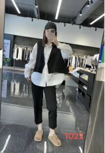 参考图2026新款 百搭显瘦休闲马甲女宽松显瘦遮肉上衣外套1022 时尚