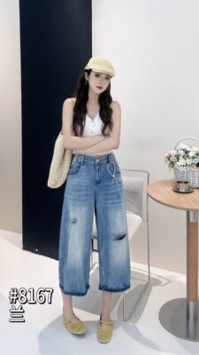 大唐牛仔2026新款时尚百搭显瘦牛仔裤女宽松显瘦牛仔裤潮牌8167