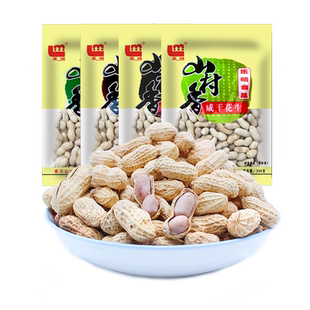乐明剥米米花生302g 四川德阳特产罗江天府花生咸干蒜香葱香带壳