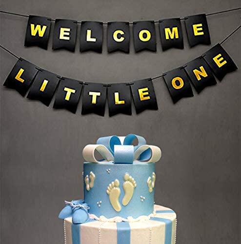 boston creative company welcome little one banner - baby sho