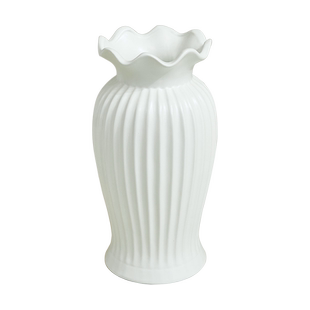 网红简约现代复古白色陶瓷花瓶插花摆件客厅餐桌装饰水养鲜花小众