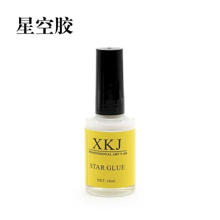 美甲星空纸胶水星空贴纸转印胶牢固印花转印纸粘合胶指甲贴星空胶