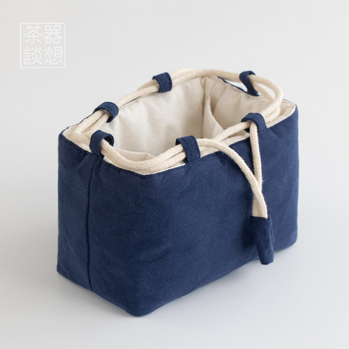 收纳袋器想加厚棉麻手提便携防摔