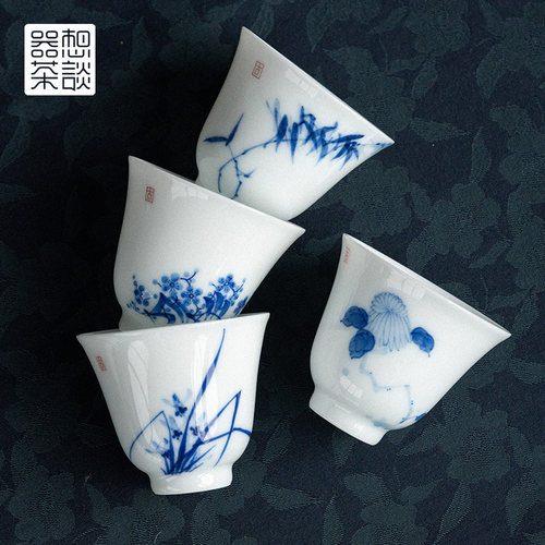 器想茶谈陶瓷茶杯主人杯个人专用