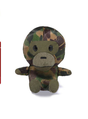 BAPE X READYMADE联名潮玩迷彩BABY MILO小号玩具玩偶公仔382901J