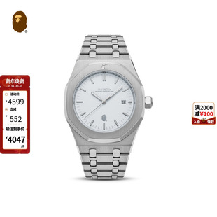 BAPE配饰简约不锈钢带TYPE BAPEX手表腕表302871O