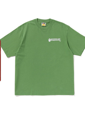 BAPE男装25年秋冬星标字母小标印花短袖T恤327101P