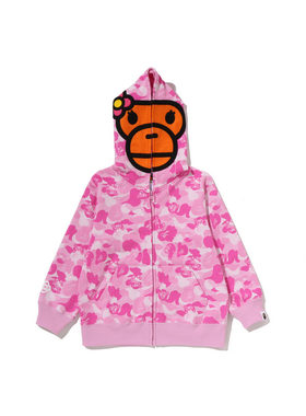 BAPEBABYLISA卡通小猴卫衣外套