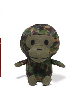 BAPE X READYMADE联名潮玩迷彩BABY MILO中号玩具玩偶公仔382902J
