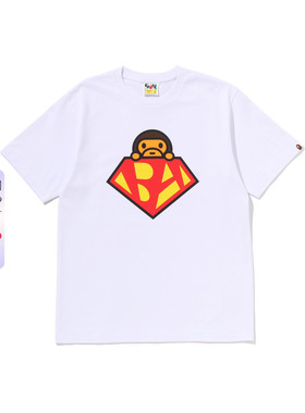 BAPE男装26年春夏BABY MILO卡通小猴印花短袖T恤X01101Q