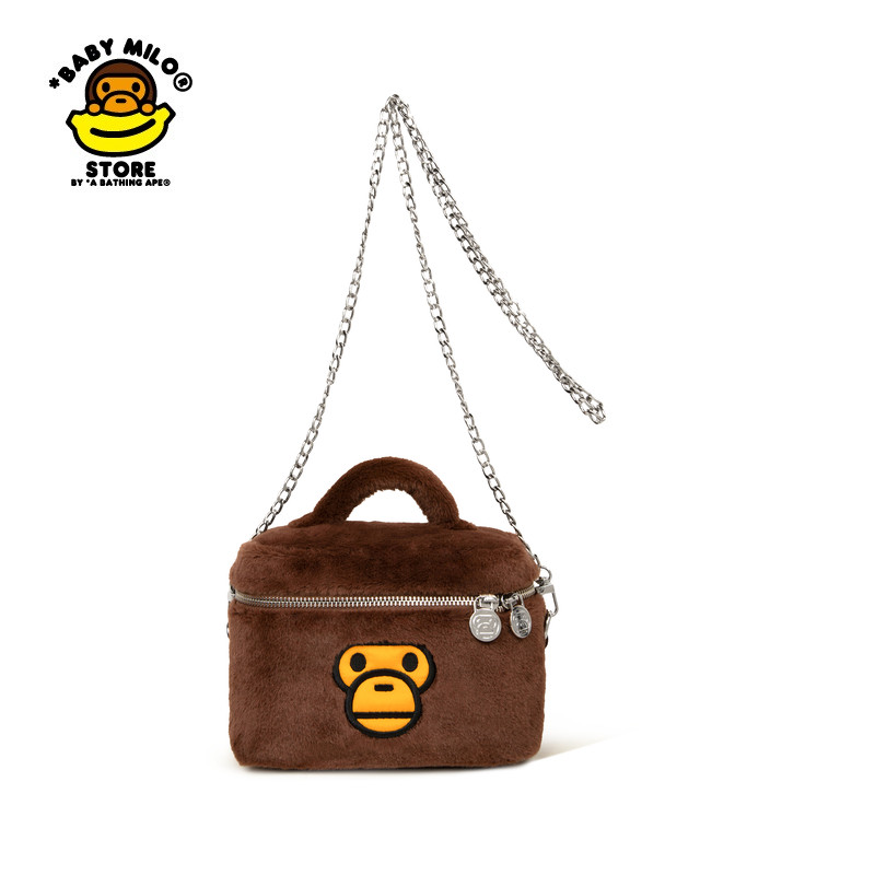 BABY MILO STORE配饰卡通小猴刺绣图案毛绒链条挎包4453XXQ,服饰配件/皮带/帽子/围巾,包带,淘宝优惠券,粉丝福利购,淘宝优惠卷