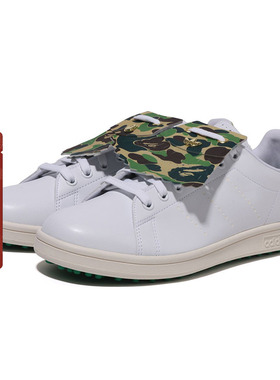 BAPE三叶草联名男女鞋秋冬猿人金标迷彩STAN SMITH休闲鞋191903L