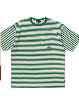 MR.BATHING APE男装25年春夏条纹图案短袖T恤302091O