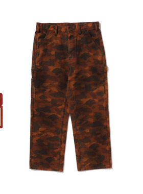 BAPE男装26年春夏迷彩图案贴袋工装长裤309521Q