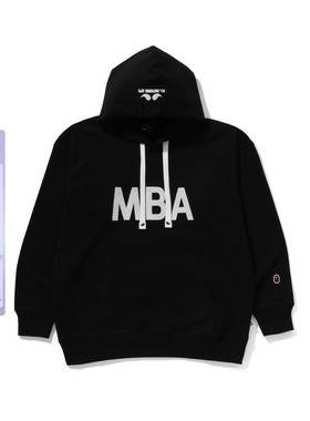 MR.BATHING APE男装24年秋冬猿人胡子刺绣标连帽卫衣114301N