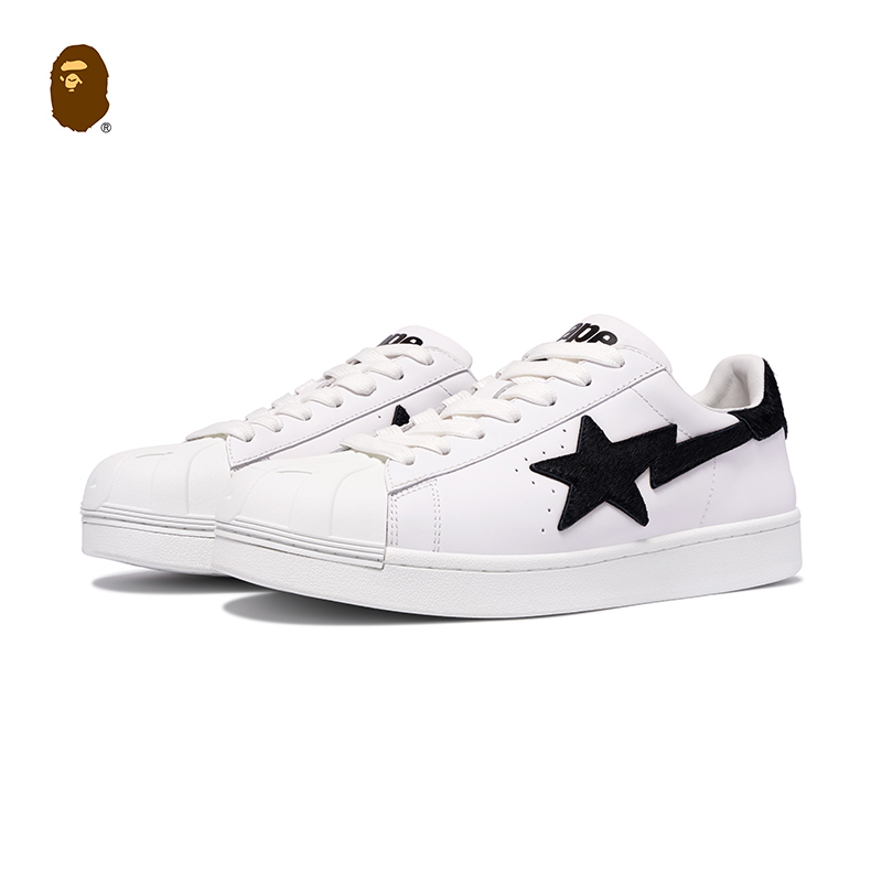 拼接SKULLSTA休闲鞋BAPE