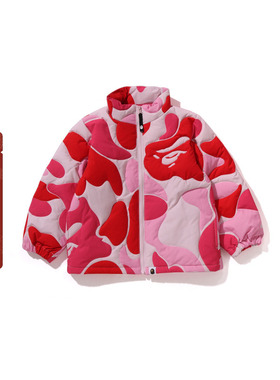 BAPE童装25年秋冬迷彩图案羽绒服002443P