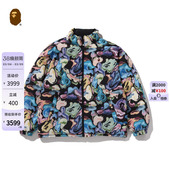 BAPE男装 Camo艺术迷彩两面穿羽绒服007441P 25年秋冬Art