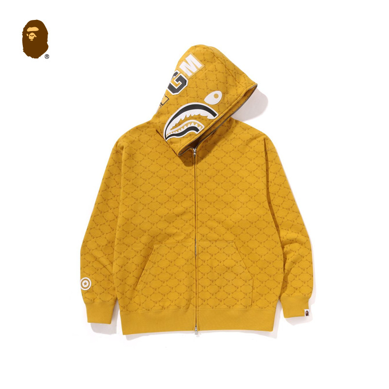 BAPE鲨鱼连帽卫衣开衫外套