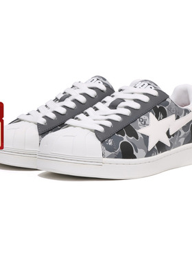 BAPE X DEF JAM SKULL STA联名男女鞋25年秋冬迷彩休闲鞋910911P