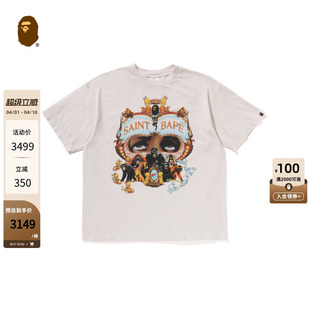 MXXXXXX联名男装 BAPE SAINT T恤910091P 25年秋冬图案印花短袖