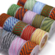 4mm多彩拼色涤纶编织彩虹绳伞绳文玩串珠线手工diy手绳项链绳线材