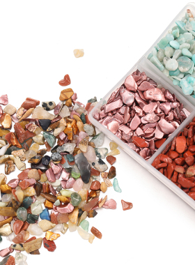 天然石异形2~9mm无孔碎石小颗粒散石diy手工粘画项链吊坠饰品配件