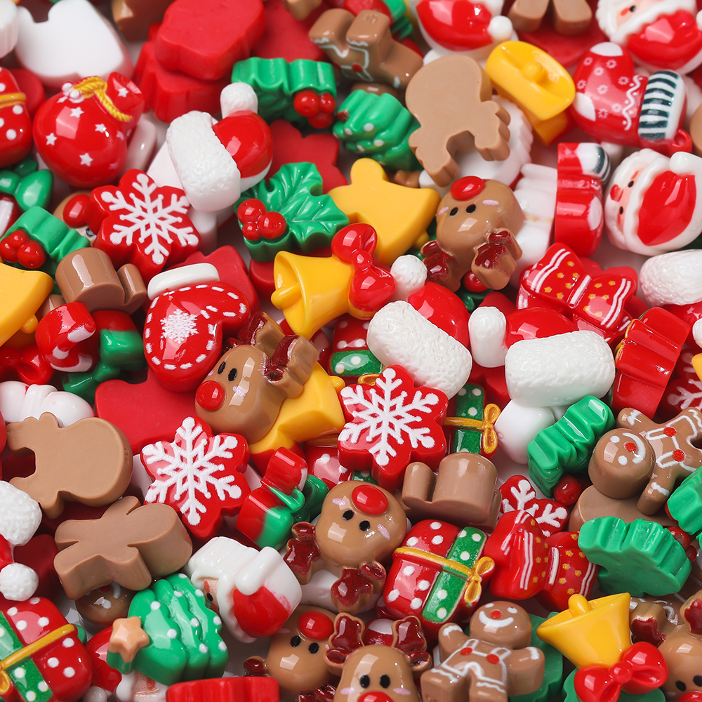 万圣节圣诞节随机混款树脂贴片