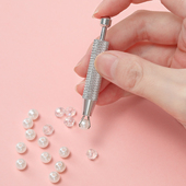 螺丝球抓取器四爪夹子佩戴耳堵耳钉耳饰配件裸钻diy珠子抓取神器