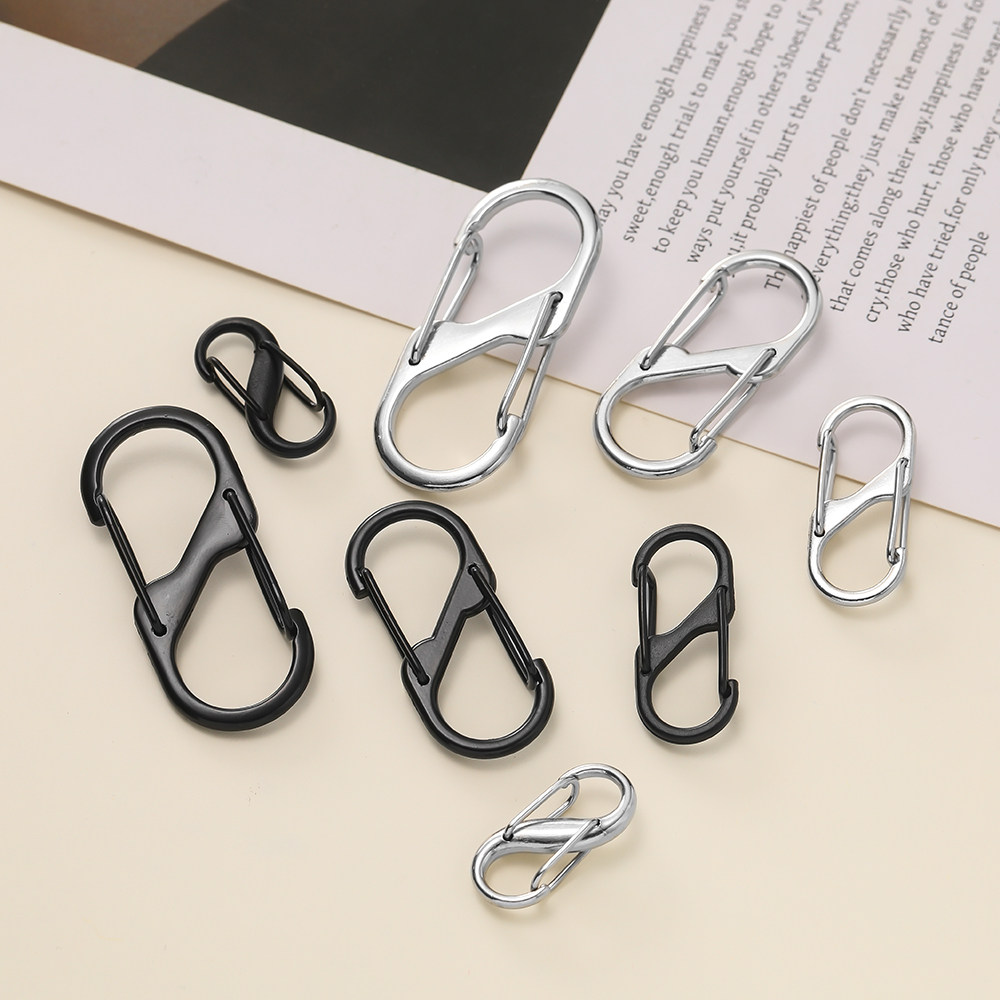 锌合金S型挂扣8字弹簧扣连接扣手工制作diy钥匙扣包扣饰品配件,饰品/流行首饰/时尚饰品新,其他DIY饰品配件,淘宝优惠券,粉丝福利购,淘宝优惠卷