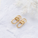 保色真金钥匙环扣门扣龙虾扣挂扣diy手机链包包挂链金属连接扣