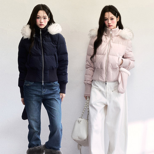 FragileHeart韩系短款保暖羽绒服