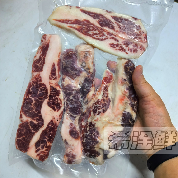 牛小排边角料进口牛肉香煎烧烤图片