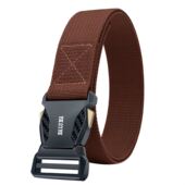 保罗新款 尼龙帆布皮带自动扣腰带中青年休闲百搭潮流学生军训腰带