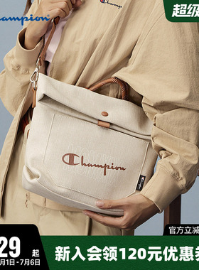 Champion冠军单肩背包2026新款男女时尚斜挎大容量通勤手提托特包