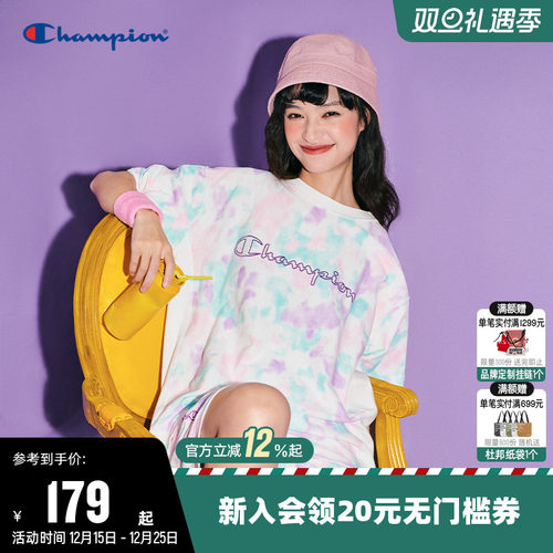 圆领短袖T恤Champion冠军男