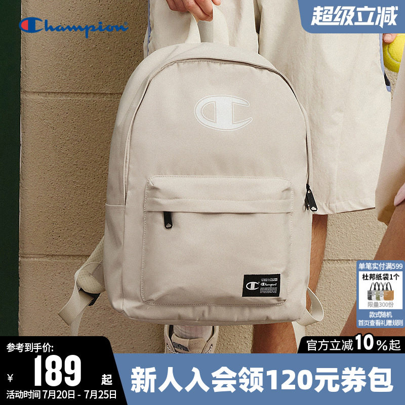 Champion冠军双肩包2026新款男女经典书包运动户外徒步休闲背包