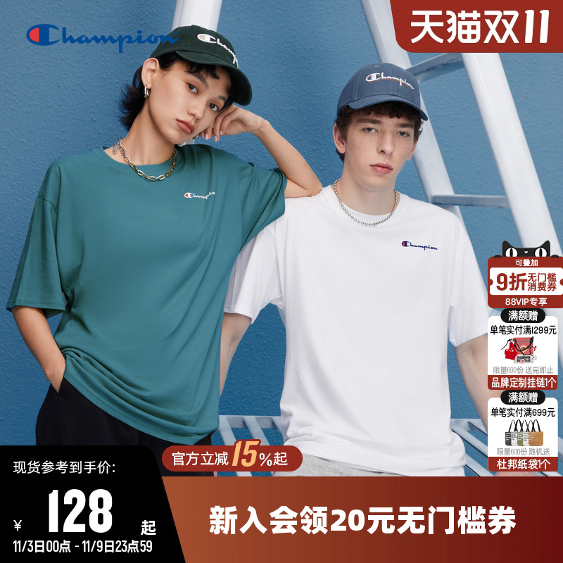 CHAMPION冠军圆领T恤男女