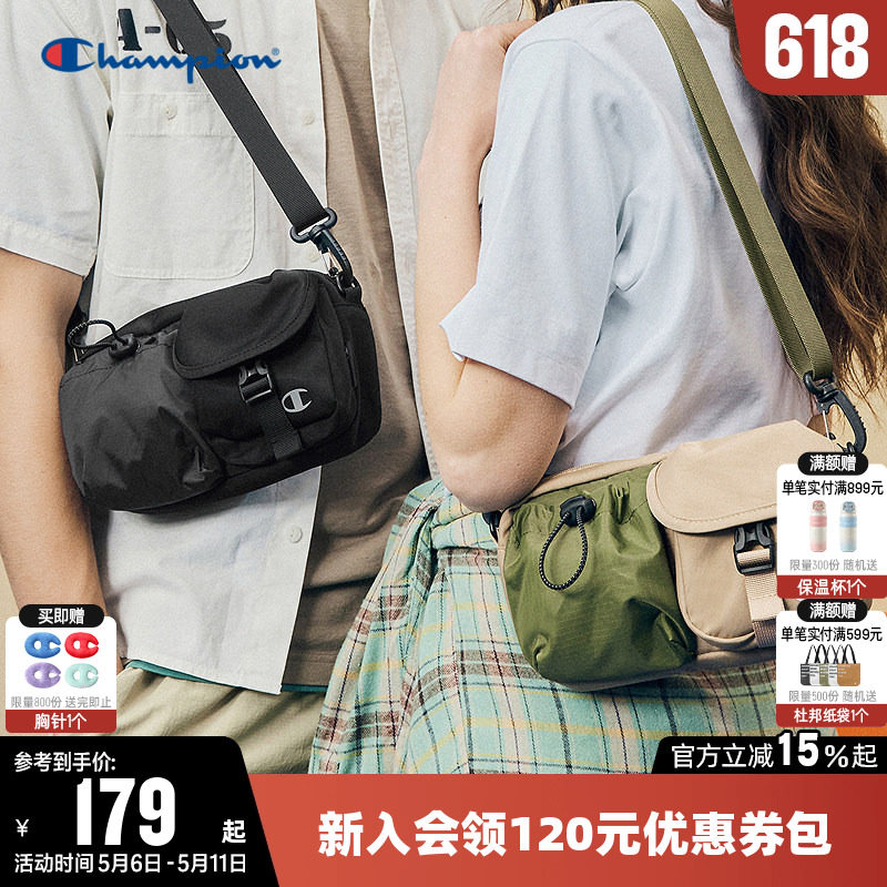 Champion冠军新款单肩包女斜挎包男小肩时尚包通勤户外运动休闲包